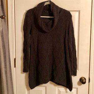 Jeanne Pierre Cowl Neck Fisherman Sweater Size M